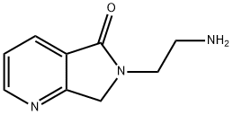 6-(2-Aminoethyl)-6,7-dihydropyrrolo[3,4-b]pyridin-5-one Struktur