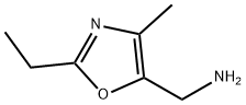 (2-ethyl-4-methyloxazol-5-yl)methanamine Struktur