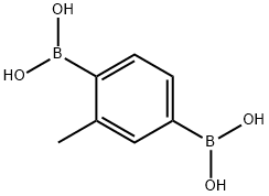 (2-methyl-1,4-phenylene)diboronic acid Struktur