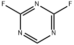 2,4-difluoro-1,3,5-triazine Struktur