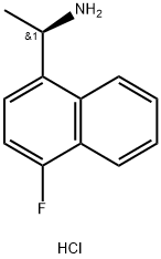 (1R)-1-(4-fluoronaphthalen-1-yl)ethanamine hydrochloride Struktur