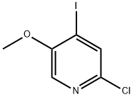 2-chloro-4-iodo-5-methoxypyridine Struktur