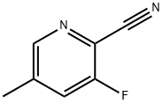 3-fluoro-5-methyl-2-Pyridinecarbonitrile Struktur