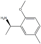 (1R)-1-(2-METHOXY-5-METHYLPHENYL)ETHANAMINE Struktur