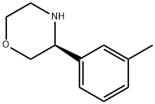 (3S)-3-(3-METHYLPHENYL)MORPHOLINE Struktur