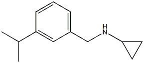 (1S)CYCLOPROPYL[3-(METHYLETHYL)PHENYL]METHYLAMINE Struktur