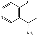 (1S)-1-(4-CHLORO(3-PYRIDYL))ETHYLAMINE Struktur