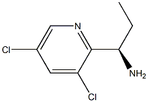 (1R)-1-(3,5-DICHLORO(2-PYRIDYL))PROPYLAMINE Struktur