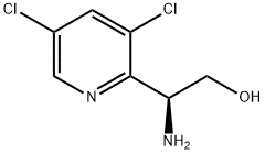 (2S)-2-AMINO-2-(3,5-DICHLORO(2-PYRIDYL))ETHAN-1-OL Struktur