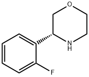 (3R)-3-(2-FLUOROPHENYL)MORPHOLINE Struktur