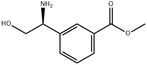 METHYL3-((1S)-1-AMINO-2-HYDROXYETHYL)BENZOATE Struktur