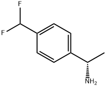 (1S)-1-[4-(DIFLUOROMETHYL)PHENYL]ETHYLAMINE Struktur