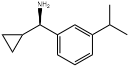 (1R)CYCLOPROPYL[3-(METHYLETHYL)PHENYL]METHYLAMINE Struktur