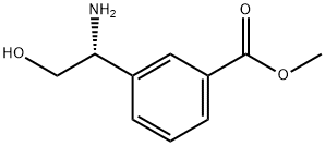 METHYL3-((1R)-1-AMINO-2-HYDROXYETHYL)BENZOATE Struktur