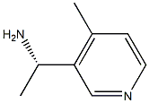 (1S)-1-(4-METHYL(3-PYRIDYL))ETHYLAMINE Struktur