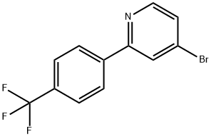 4-Bromo-2-(4-trifluoromethylphenyl)pyridine Struktur