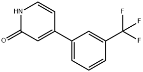 2-Hydroxy-4-(3-trifluoromethylphenyl)pyridine Struktur