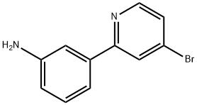 4-Bromo-2-(3-aminophenyl)pyridine Struktur