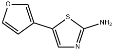 2-Amino-5-(3-furyl)thiazole Struktur