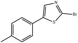 2-Bromo-5-(4-tolyl)thiazole Struktur