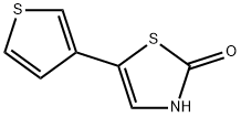 2-Hydroxy-5-(3-thienyl)thiazole Struktur