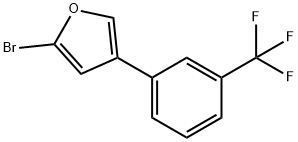 2-Bromo-4-(3-trifluoromethylphenyl)furan Struktur