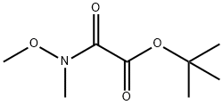 tert-Butyl 2-[Methoxy(methyl)amino]-2-oxoacetate Struktur