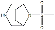 8-(Methylsulfonyl)-3,8-diazabicyclo[3.2.1]octane Struktur