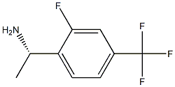 (1S)-1-[2-FLUORO-4-(TRIFLUOROMETHYL)PHENYL]ETHYLAMINE Struktur