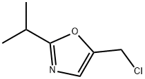 5-(chloromethyl)-2-isopropyloxazole Struktur