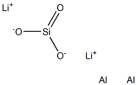 Silicic acid aluminumlithium salt Struktur