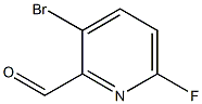 3-Bromo-6-fluoropyridine-2-carbaldehyde Struktur