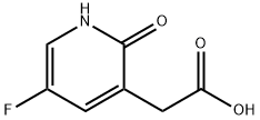 (5-Fluoro-2-hydroxy-pyridin-3-yl)-acetic acid Struktur