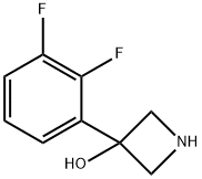 3-(2,3-difluorophenyl)azetidin-3-ol Struktur