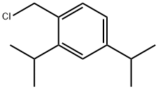 1-(chloromethyl)-2,4-bis(propan-2-yl)benzene Struktur