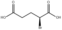 Pentanedioic acid, 2-bromo-, (2S)- Struktur