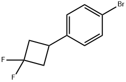 1-Bromo-4-(3,3-difluorocyclobutyl)benzene Struktur