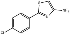 4-Amino-2-(4-chlorophenyl)thiazole Struktur