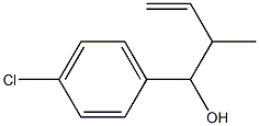 1-(4-chloro-phenyl)-2-methyl-but-3-en-1-ol Struktur