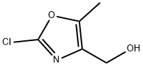 (2-chloro-5-methyl-1,3-oxazol-4-yl)methanol Struktur