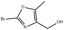 (2-Bromo-5-methyl-oxazol-4-yl)-methanol Struktur