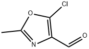 5-chloro-2-methyloxazole-4-carbaldehyde Struktur