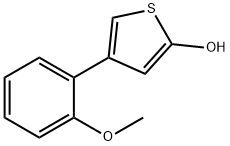 2-Hydroxy-4-(2-methoxyphenyl)thiophene Struktur