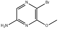 5-Bromo-6-methoxypyrazin-2-amine Struktur