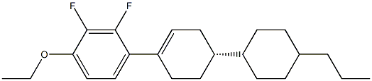 1-ethoxy-2,3-difluoro-4-{4-[(1s,4r)-4-propylcyclohexyl]cyclohex-1-en-1-yl}benzene Struktur