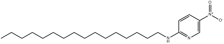 2-hexadecylamino-5-nitropyridine Struktur