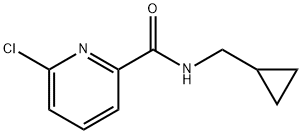 6-Chloro-N-(cyclopropylmethyl)pyridine-2-carboxamide Struktur