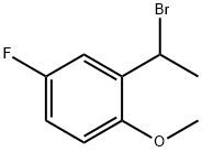 2-(1-Bromoethyl)-4-fluoro-1-methoxybenzene Struktur