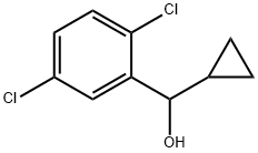 cyclopropyl(2,5-dichlorophenyl)methanol Struktur