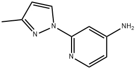 2-(3-METHYL-1H-PYRAZOL-1-YL)PYRIDIN-4-AMINE Struktur